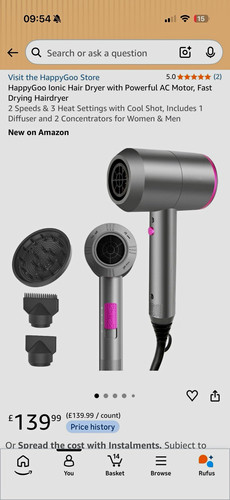 Happygoo standard ionic hair - ionic,
