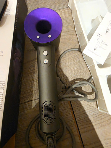 Grey purple standard hair - &,