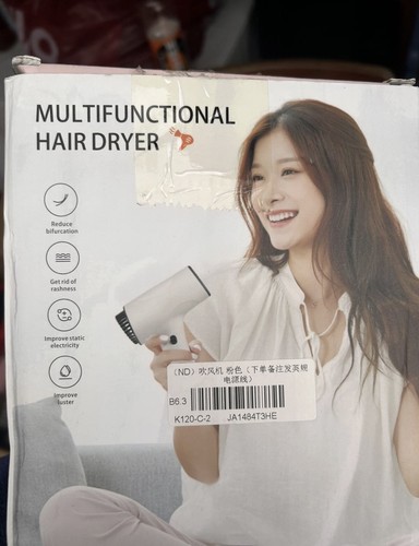 Hair dryer styler - styler, pink