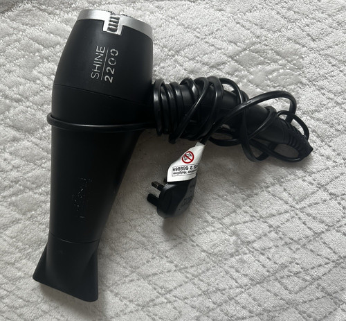 Shine hair dryer black - hair,