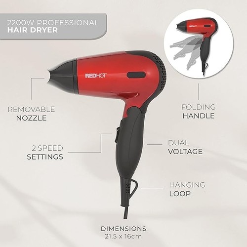 Travel hair dryer - dryer, dual