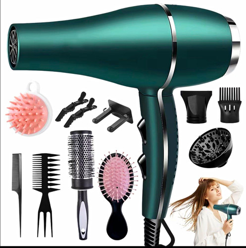 Green standard hair - green,