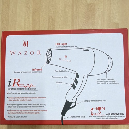 Wazor infrared ionic - infrared, hair